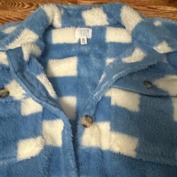 🆕 Time and Tru Women’s Faux Shearling Shacket XXL - Picture 14 of 14